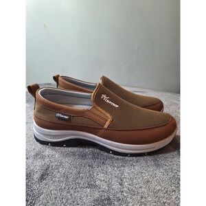 CNA Trop By CANEMON Hepvet Slip‎ On Walking Shoes Mens 44 (US10) Brown Cavas